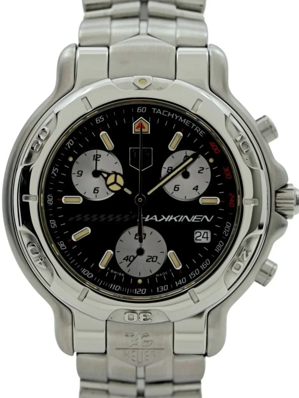 Tag Heuer 41mm Men's 6000 Series SS Limited Edition Hakkinen Watch! Ref: CH1114!